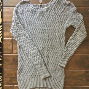 grey sweater